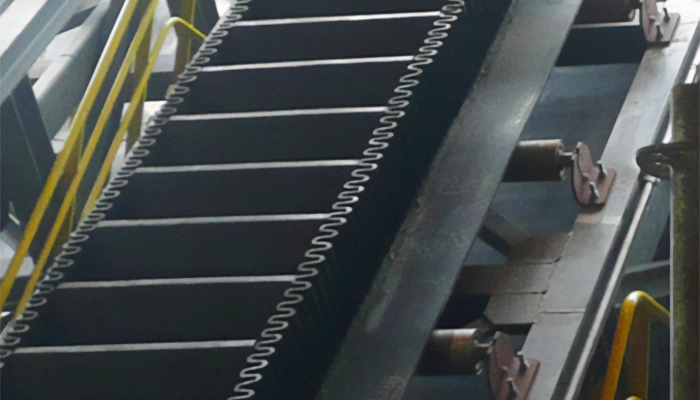 Close-up of innovative material handling on site