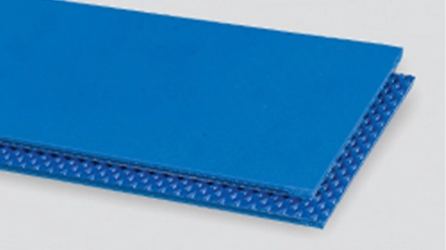 Motion Conveyance Solutions product, #3818: 2-Ply 100# Polyester Monofilament Blue PVC Cover x Quad