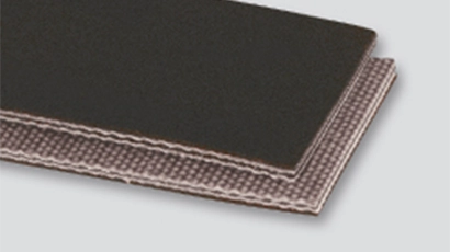 Motion Conveyance Solutions product, #4144: 2-Ply 150# polyester black PVG matte cover x brushed