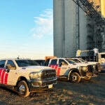 MiCS Trucks On Site at Cement Customer Field Service