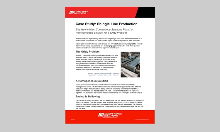 Shingle Line Production Case Study Thumbnail Image