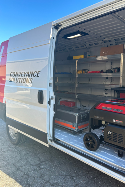 Motion Conveyance Solutions After Hours Van
